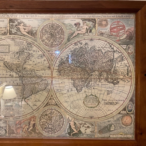 1651 A new and accurate map of the world